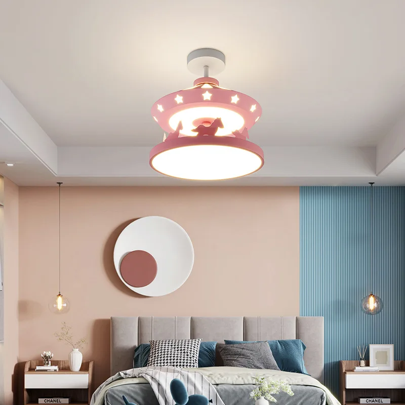 lustre moderne minimaliste pour chambre d'enfant lumineux et chaleureux - Image 3