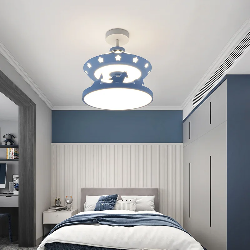 lustre moderne minimaliste pour chambre d'enfant lumineux et chaleureux - Image 4