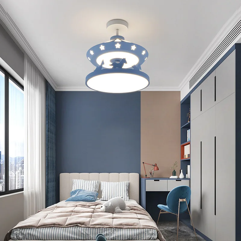 lustre moderne minimaliste pour chambre d'enfant lumineux et chaleureux - Image 5