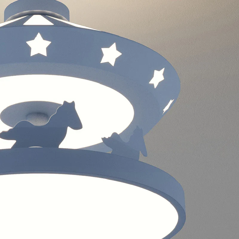 lustre moderne minimaliste pour chambre d'enfant lumineux et chaleureux - Image 6