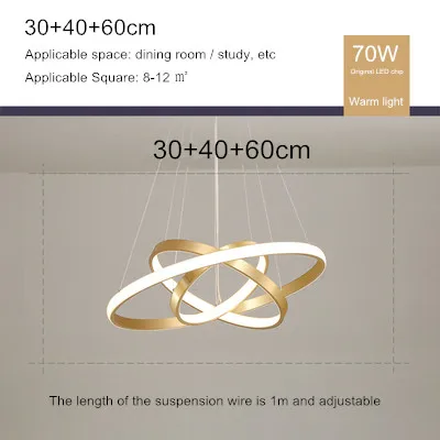 lustre moderne nordique avec télécommande et design épuré - Image 13