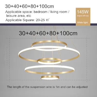 lustre moderne nordique avec télécommande et design épuré - Image 18
