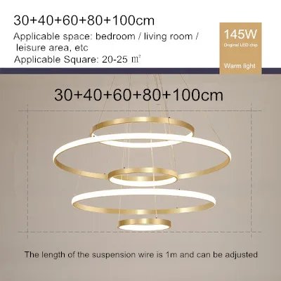 lustre moderne nordique avec télécommande et design épuré - Image 19