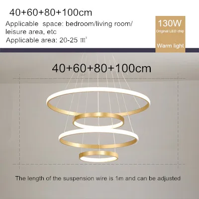 lustre moderne nordique avec télécommande et design épuré - Image 20