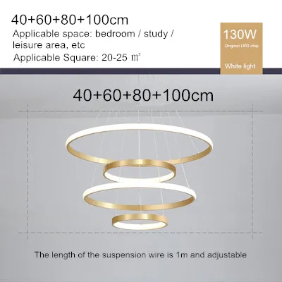 lustre moderne nordique avec télécommande et design épuré - Image 28