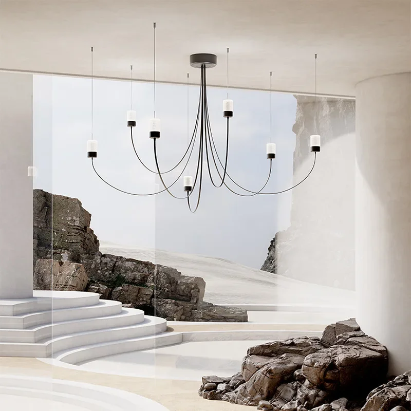 lustre moderne nordique design créatif éclairage suspendu élégant - Image 2