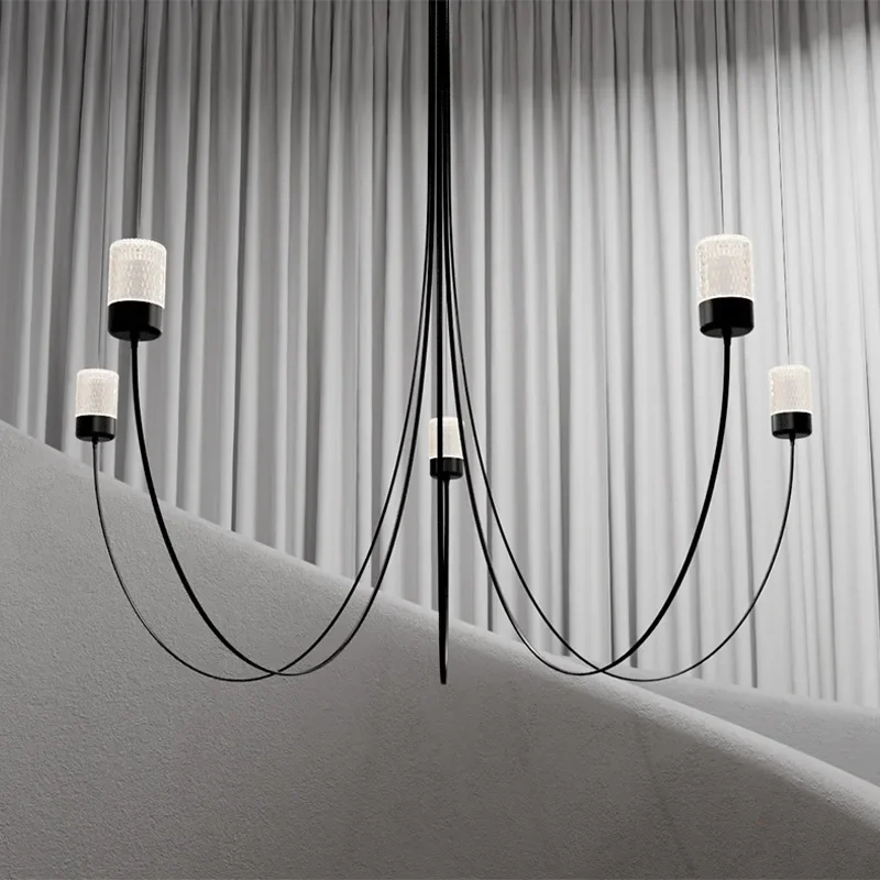 lustre moderne nordique design créatif éclairage suspendu élégant - Image 3