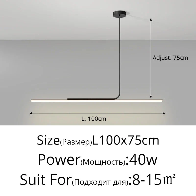 lustre moderne nordique en led pour décoration intérieure - Image 7