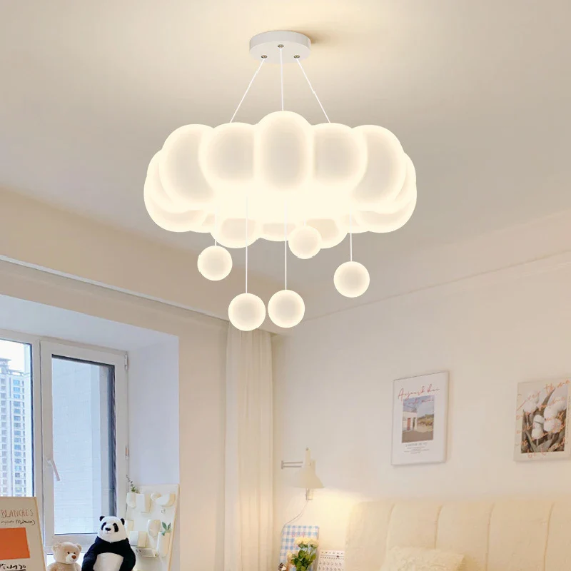 lustre moderne nuages romantique pour chambre enfant décoration intérieur - Image 4