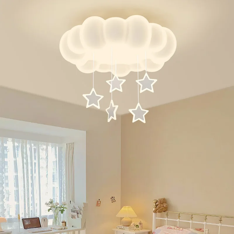 lustre moderne nuages romantique pour chambre enfant décoration intérieur - Image 5