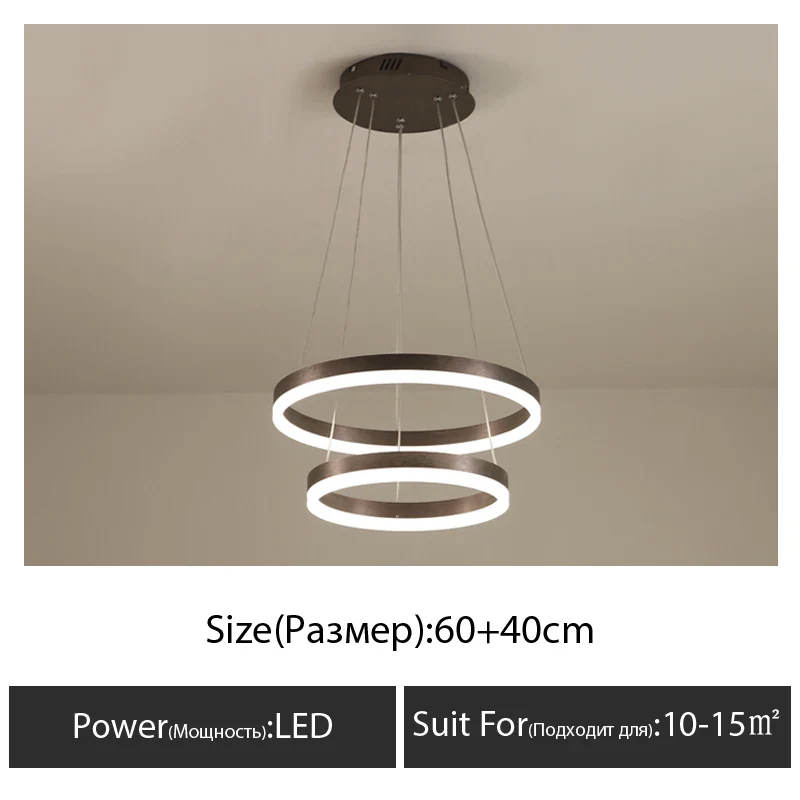 lustre moderne pour éclairage intérieur décoratif suspendu - Image 11