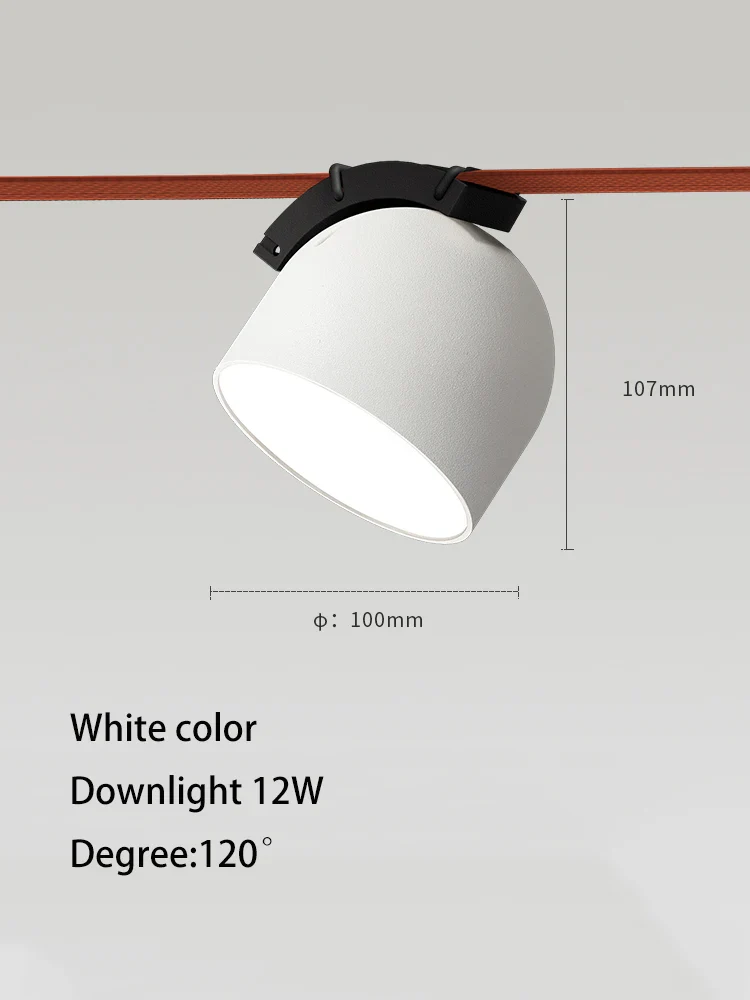 lustre moderne simple led avec bande conductrice lumineuse - Image 14
