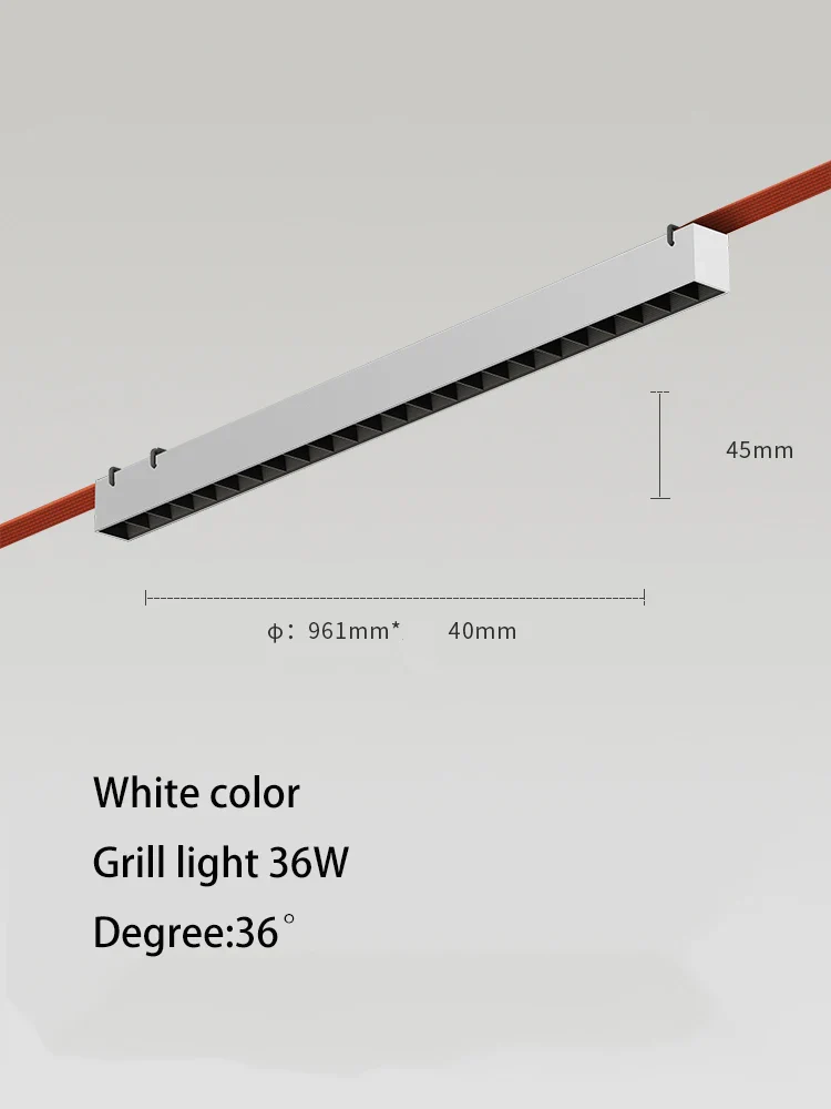 lustre moderne simple led avec bande conductrice lumineuse - Image 8