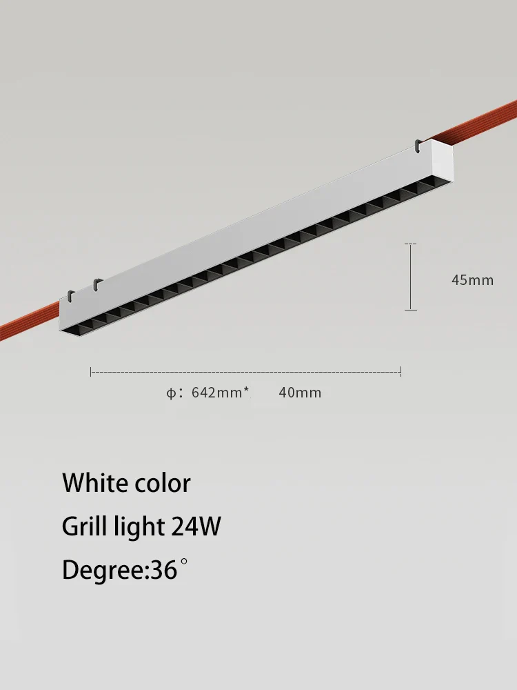 lustre moderne simple led avec bande conductrice lumineuse - Image 9