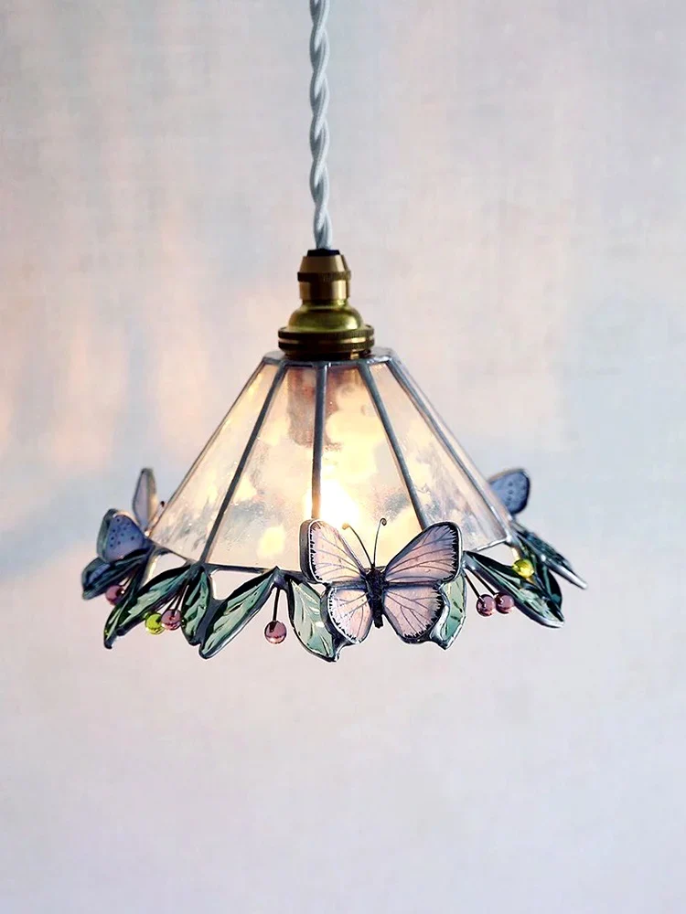 lustre multicolore style tiffany pour éclairage intérieur enfants - Image 3