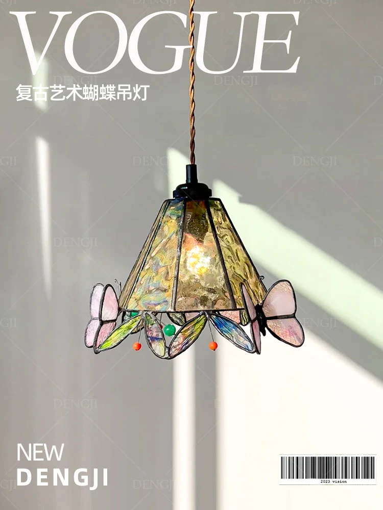 lustre multicolore style tiffany pour éclairage intérieur enfants - Image 5