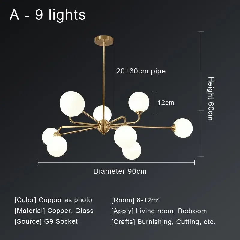 lustre nordique à led pour un éclairage moderne - Image 10