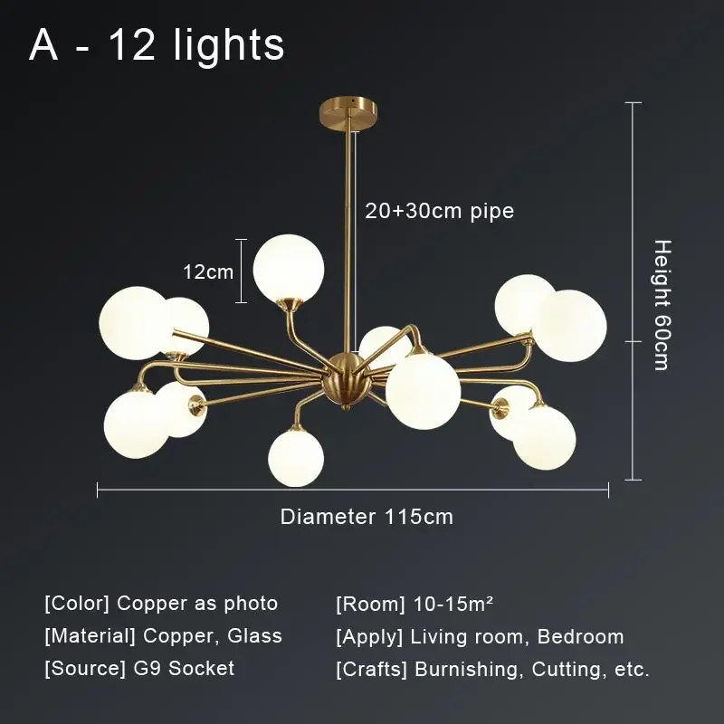 lustre nordique à led pour un éclairage moderne - Image 7
