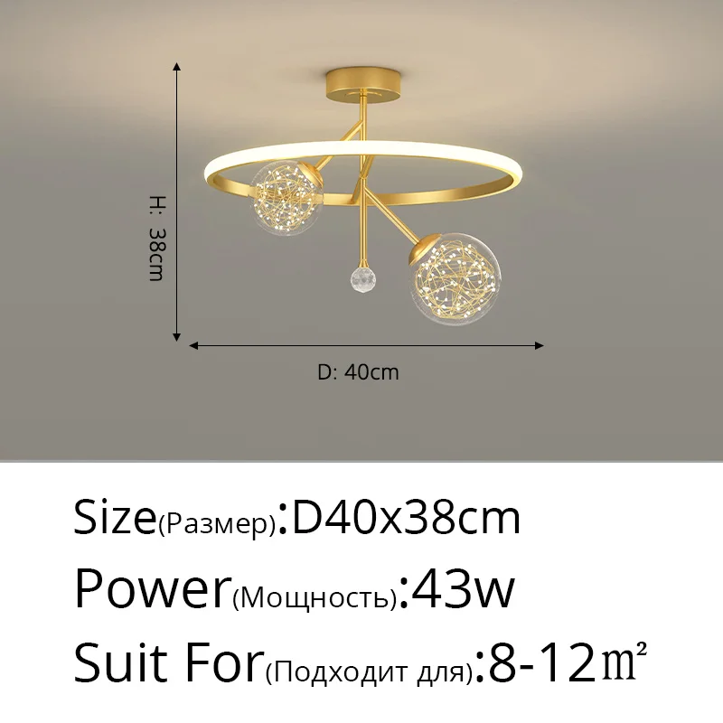 lustre nordique design pour éclairage intérieur moderne élégant - Image 16