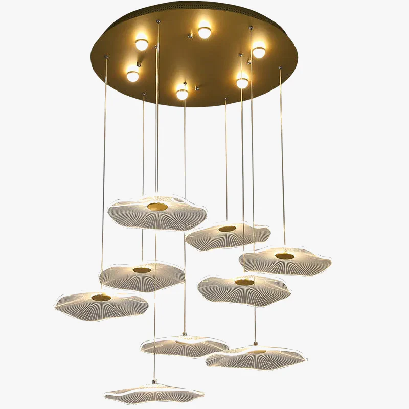 lustre nordique en acrylique design créatif pour espaces élégants - Image 6