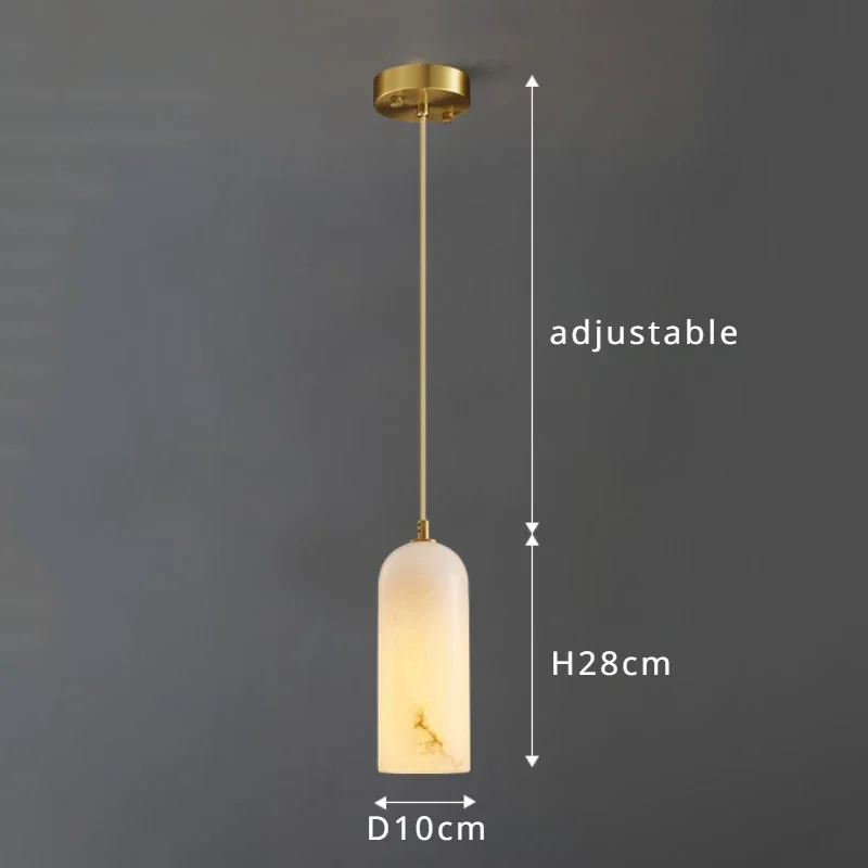 lustre nordique en marbre naturel design lumineux pour espace moderne - Image 7