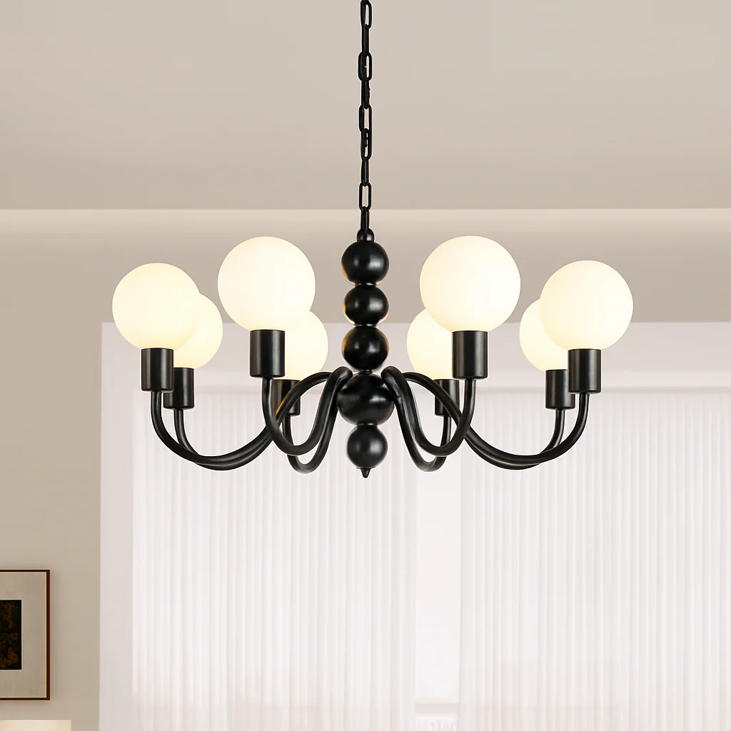 lustre nordique en métal pour décoration intérieure suspendue - Image 3