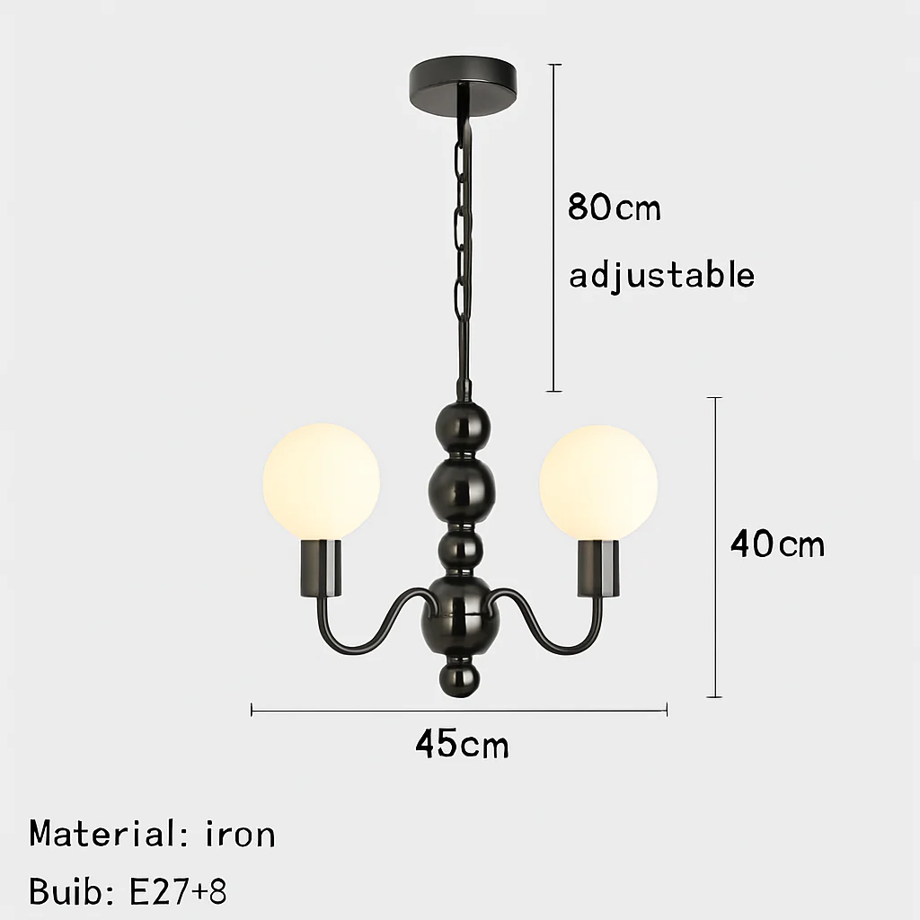 lustre nordique en métal pour décoration intérieure suspendue - Image 8