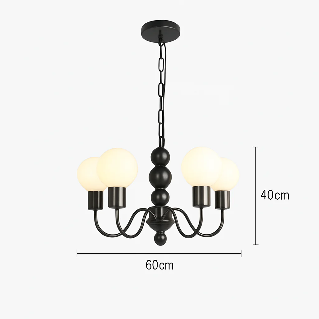 lustre nordique en métal pour décoration intérieure suspendue - Image 9
