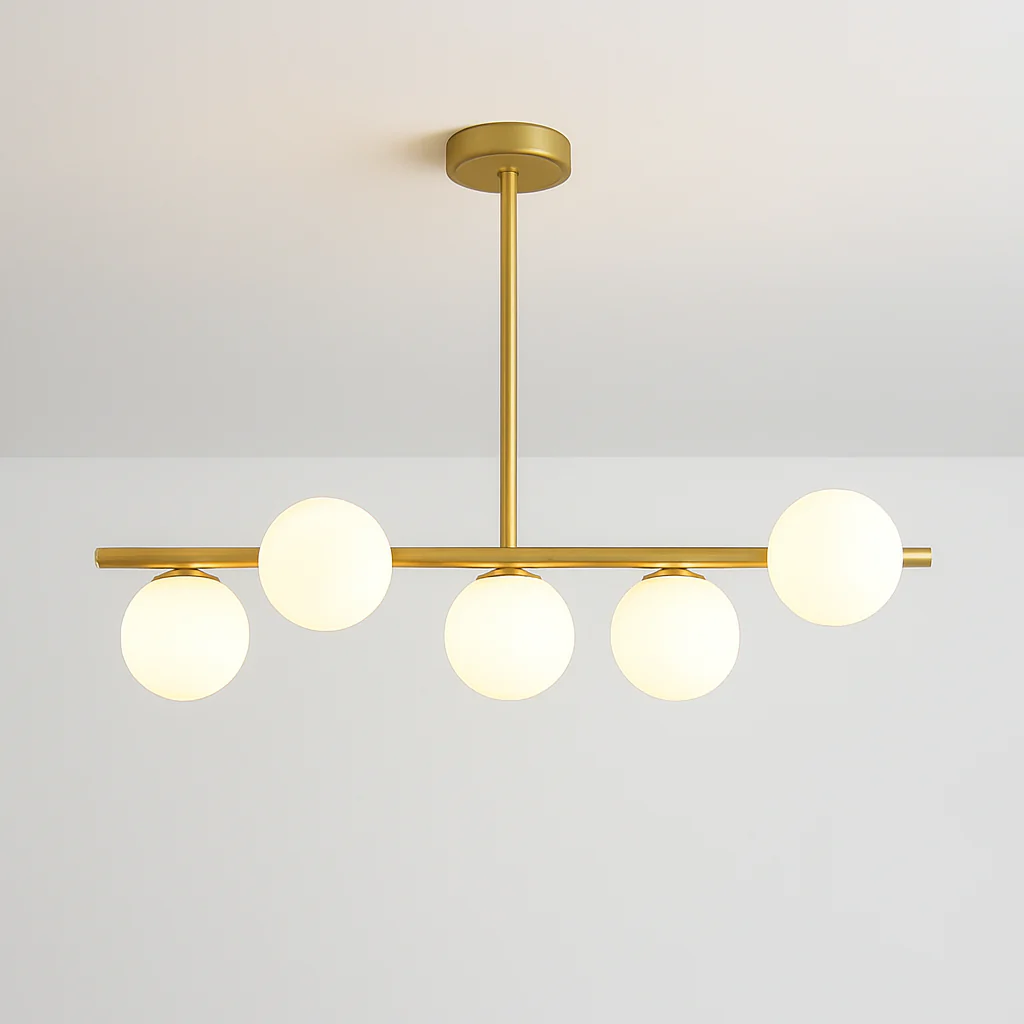 lustre nordique en verre pour éclairage intérieur moderne - Image 10