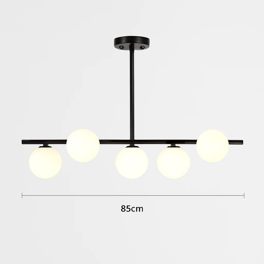 lustre nordique en verre pour éclairage intérieur moderne - Image 14