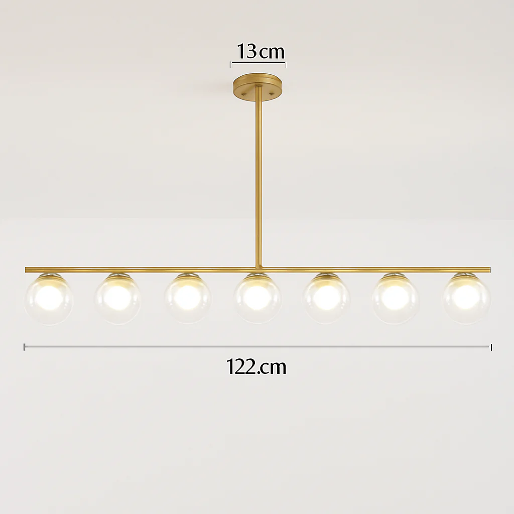 lustre nordique en verre pour éclairage intérieur moderne - Image 18