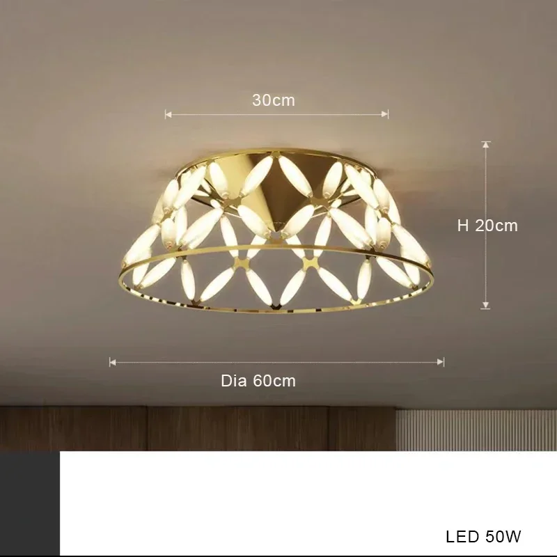 lustre nordique moderne lampe led créative pour décoration intérieure - Image 8