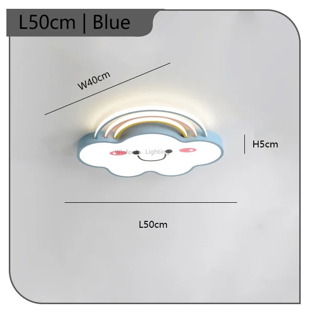 lustre nordique pour chambre d'enfants avec lumières led - Image 11
