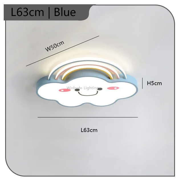 lustre nordique pour chambre d'enfants avec lumières led - Image 12