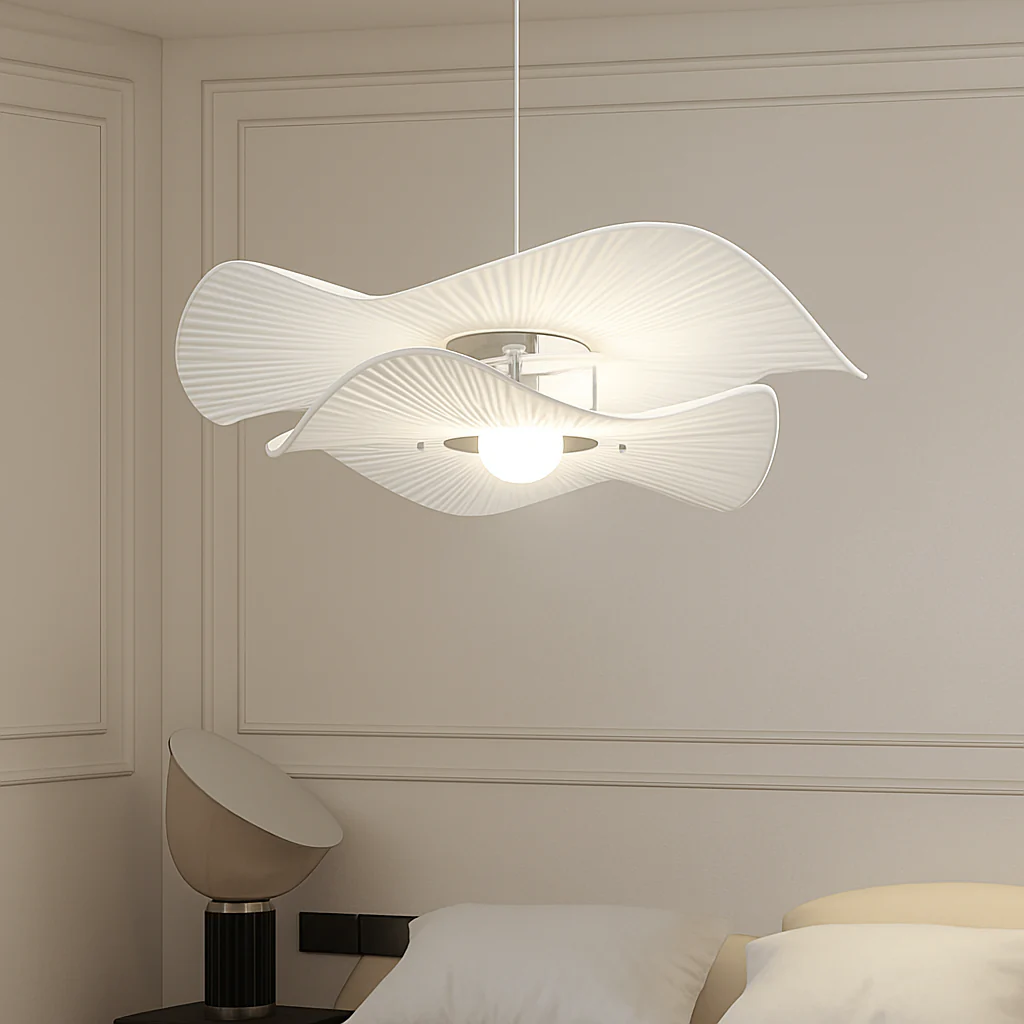lustre nordique vintage en tissu pour un éclairage suspendu élégant - Image 4