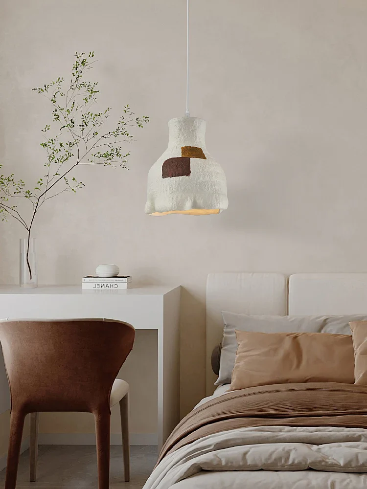 lustre nordique wabi sabi design moderne éclairage décoratif pour café - Image 3