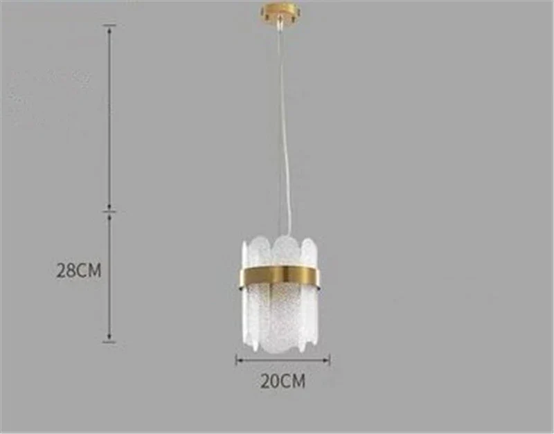 lustre ovale en métal doré avec abat-jour en verre suspendu - Image 10