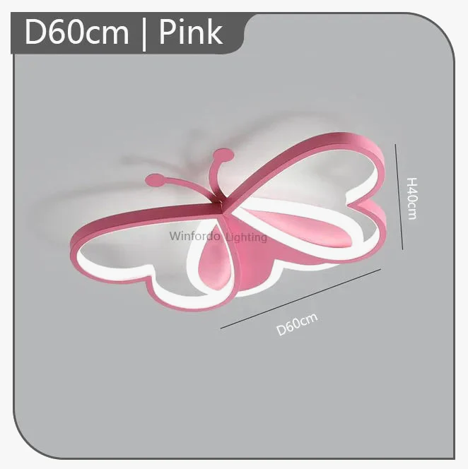 lustre papillon led pour enfants avec intensité variable - Image 8
