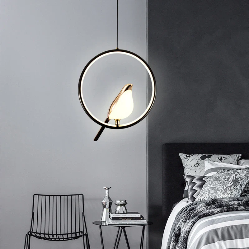 Lustre suspension LED luminaire éclairage lampe suspendue cuisine Table à manger nordique appareil ménager salon décor Suspension - Image 3