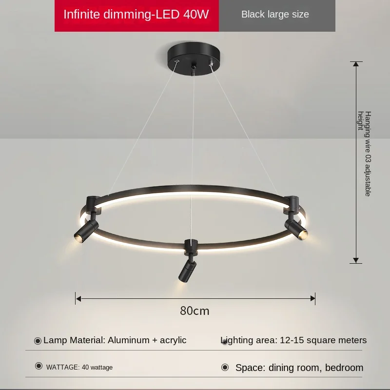 lustre postmoderne créatif multi angle pour hôtel boutique - Image 8
