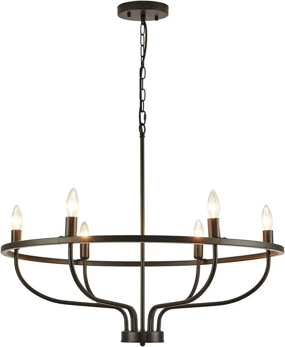 lustre rétro à led en fer pour décoration intérieure moderne - Image 11