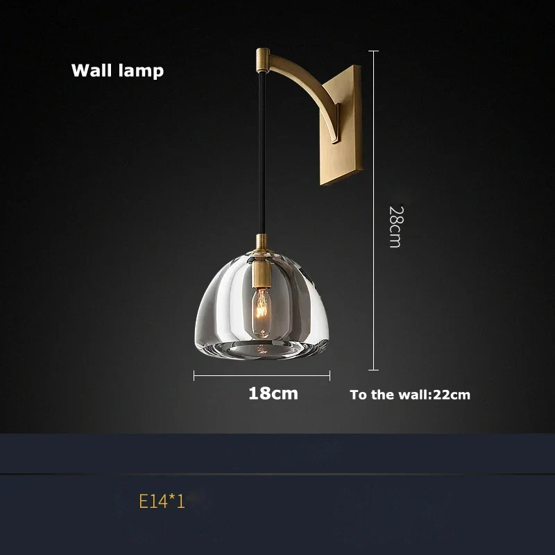 lustre rétro américain en laiton et cristal pour un éclairage élégant - Image 8