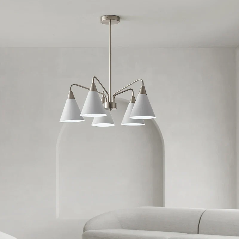 lustre rétro de style médiéval design minimaliste en fer - Image 3