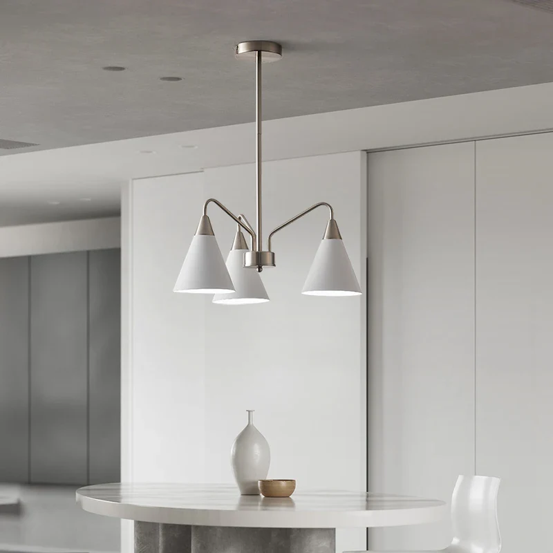 lustre rétro de style médiéval design minimaliste en fer - Image 4