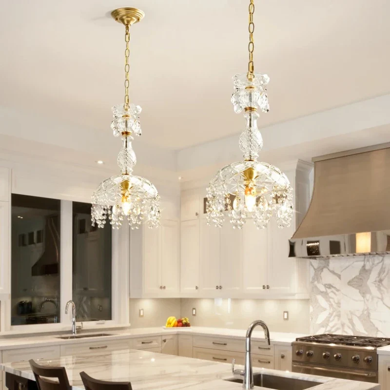 lustre rétro en cristal pour décoration intérieure élégante - Image 3