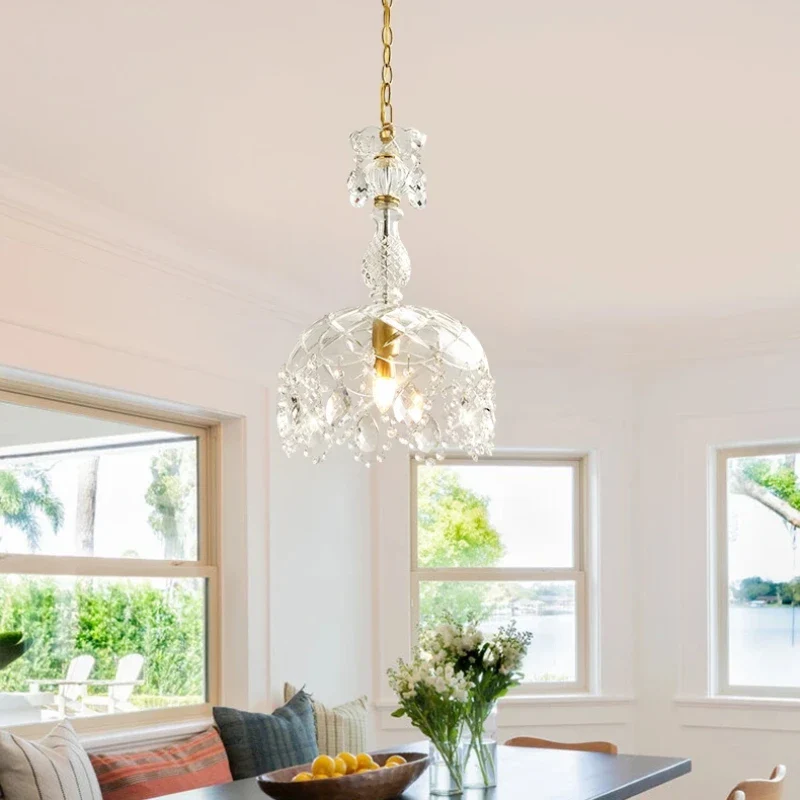 lustre rétro en cristal pour décoration intérieure élégante - Image 4