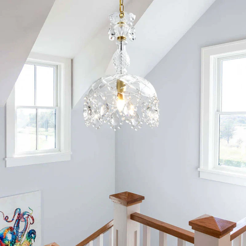 lustre rétro en cristal pour décoration intérieure élégante - Image 5