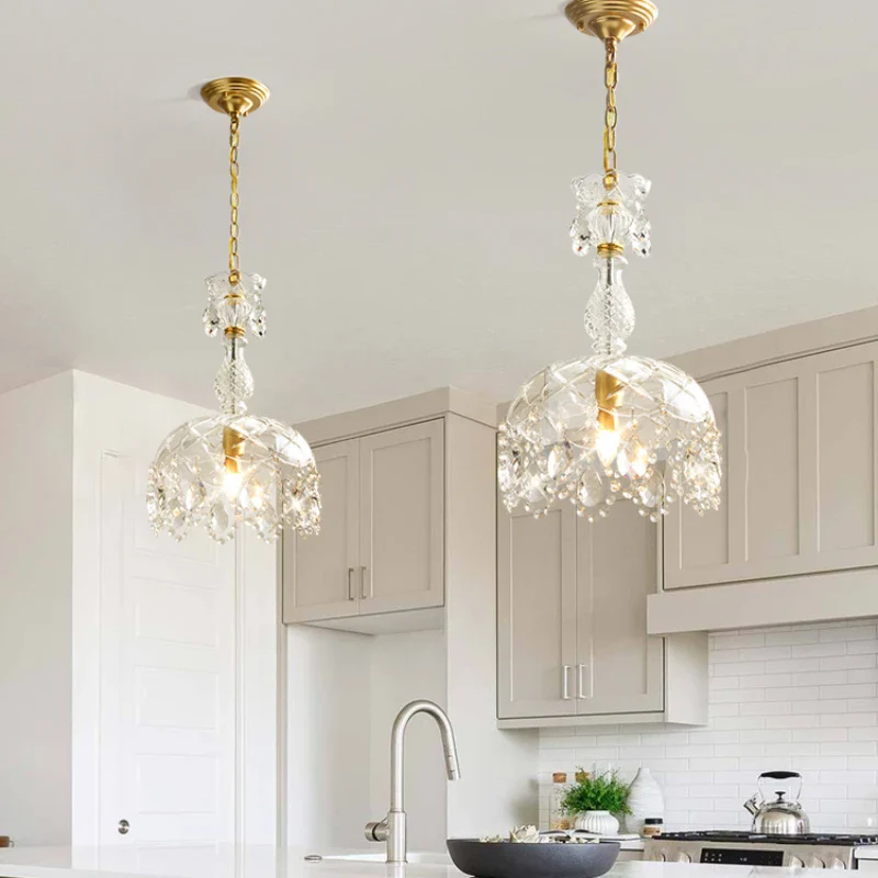 lustre rétro en cristal pour décoration intérieure élégante - Image 7