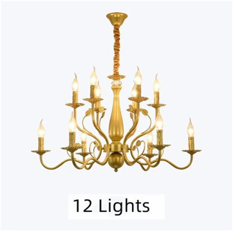 lustre rétro en fer forgé style campagnard américain classique - Image 10