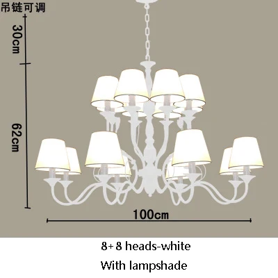 lustre rétro en fer noir style vintage industriel pour éclairage intérieur - Image 19